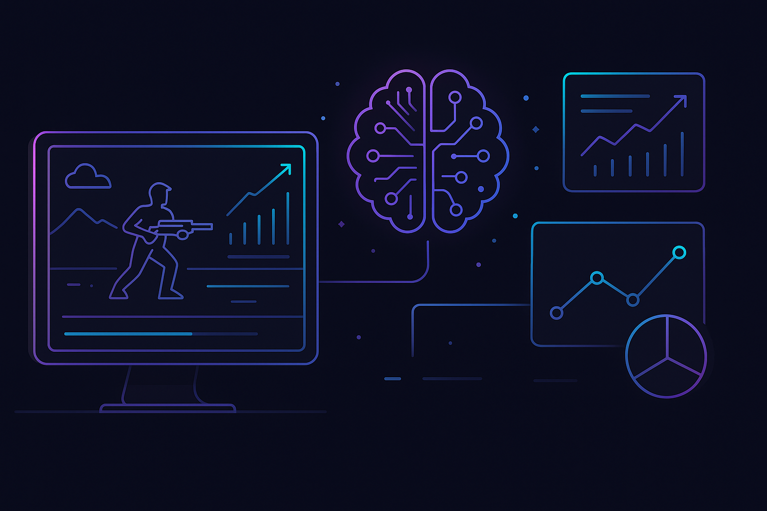 Playgenix dashboard showing video analysis with AI insights and performance metrics